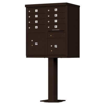8 Door Cluster Pedestal Mailbox for Sale 1570-8 Florence vital™